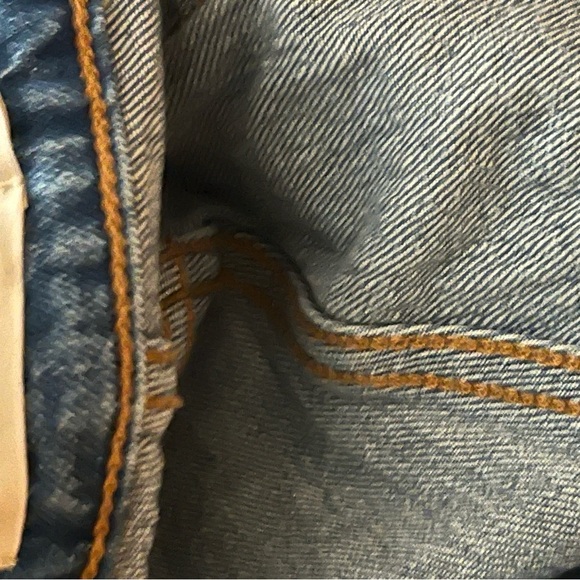 Levi's Ribcage Straight Ankle medium Blue Cropped Size 20W - Picture 9 of 10